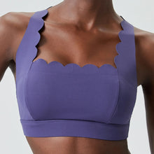 Load image into Gallery viewer, Purple Scalloped Bra | Daniki Limited