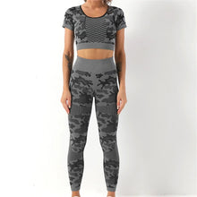 Load image into Gallery viewer, Pale Grey Harper Fitness Set | Daniki Limited