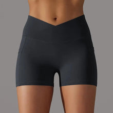 Load image into Gallery viewer, Black Selena Fitness Shorts | Daniki Limited
