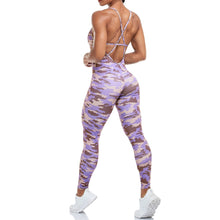 Load image into Gallery viewer, Purple Camo Jumpsuit | Daniki Limited