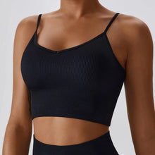 Load image into Gallery viewer, Black Spark Sports Bra  | Daniki Limited