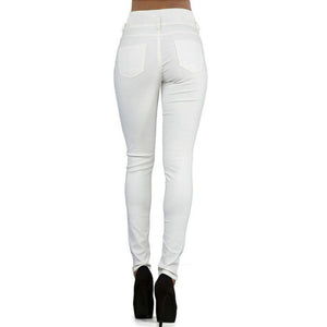 White Ursula High-Waist Jeans | Daniki Limited