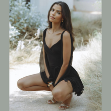 Load image into Gallery viewer, Black Zahir Mini Dress | Daniki Limited