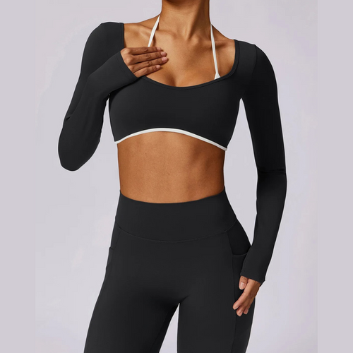 Black Alina Fitness Set | Daniki Limited