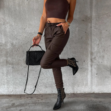 Load image into Gallery viewer, Brown Annika Casual Pants | Daniki Limited