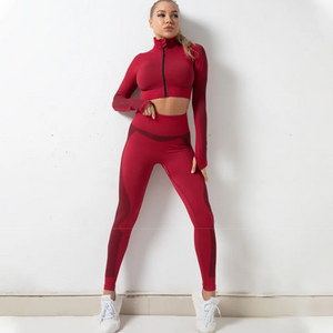 Red Caden Fitness Set | Daniki Limited