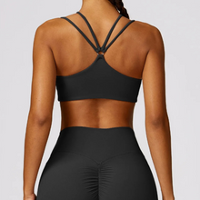 Load image into Gallery viewer, Black Callie Sports Bra | Daniki Limited