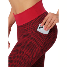 Load image into Gallery viewer, Red Dynamic Leggings | Daniki Limited