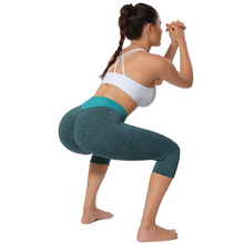 Load image into Gallery viewer, Teal/Green Dynamic Leggings | Daniki Limited