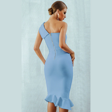 Load image into Gallery viewer, Blue Ginevra Midi Dress | Daniki Limited