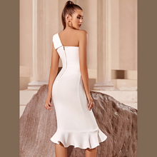 Load image into Gallery viewer, White Ginevra Midi Dress | Daniki Limited