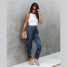 Load image into Gallery viewer, Blue Muse High-Waist Pants | Daniki Limited