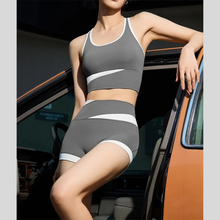Load image into Gallery viewer, Grey Nixie Sports Bra | Daniki Limited