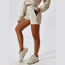 Load image into Gallery viewer, Linen Payton Fitness Shorts | Daniki Limited