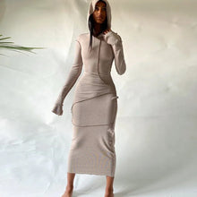 Load image into Gallery viewer, Khaki Petra Maxi Dress | Daniki Limited