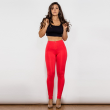 Load image into Gallery viewer, Red High-Waist Pants | Daniki Limited