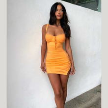 Load image into Gallery viewer, Orange Ruby Mini Dress | Daniki Limited