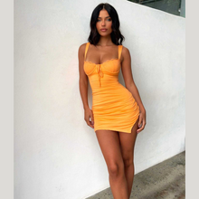 Load image into Gallery viewer, Orange Ruby Mini Dress | Daniki Limited