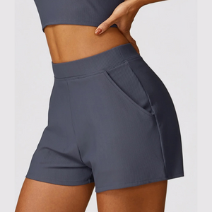 Blue/Grey Shift Fitness Shorts | Daniki Limited