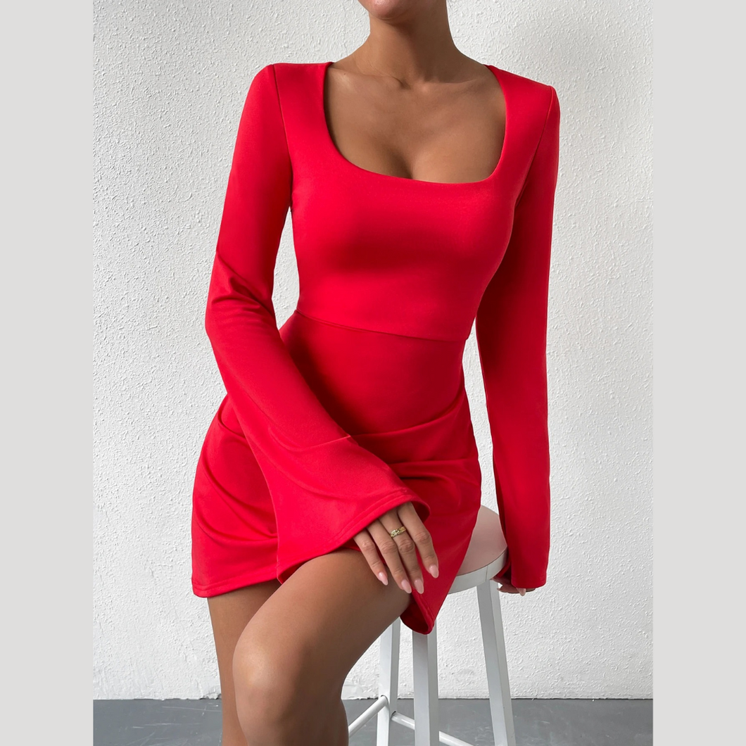 Red Siena Mini Dress | Daniki Limited