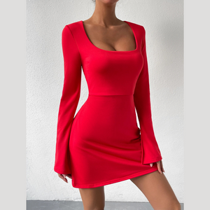 Red Siena Mini Dress | Daniki Limited