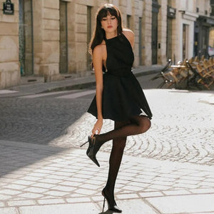Black Sloane Mini Dress | Daniki Limited