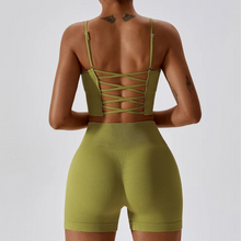 Load image into Gallery viewer, Green Spark Sports Bra | Daniki Limited