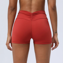 Load image into Gallery viewer, Red/Orange Spry Fitness Shorts | Daniki Limited