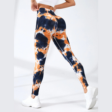 Load image into Gallery viewer, Orange Surge Leggings | Daniki Limited