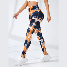 Load image into Gallery viewer, Orange Surge Leggings | Daniki Limited