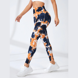 Orange Surge Leggings | Daniki Limited