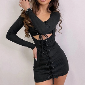 Black Thea Mini Dress | Daniki Limited