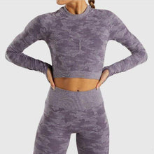 Load image into Gallery viewer, Purple Camouflage Long Set | Daniki Limited
