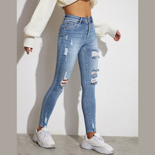 Load image into Gallery viewer, Light Blue Dani High-Waist Skinny Jeans | Daniki Limited