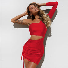 Load image into Gallery viewer, Red Kara Mini Dress | Daniki Limited