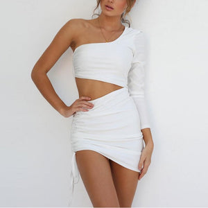 White Kara Mini Dress | Daniki Limited