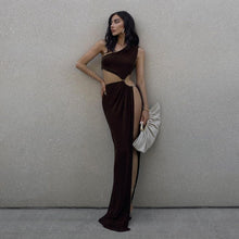 Load image into Gallery viewer, Brown Nina Maxi Dress | Daniki Limited