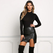 Load image into Gallery viewer, Black Carmen Mini Skirt | Daniki Limited