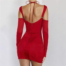 Load image into Gallery viewer, Red Kira Mini Dress | Daniki Limited