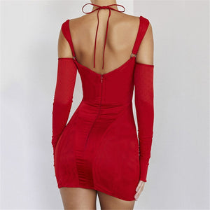 Red Kira Mini Dress | Daniki Limited