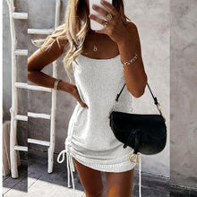 Load image into Gallery viewer, White Trina Mini Dress | Daniki Limited
