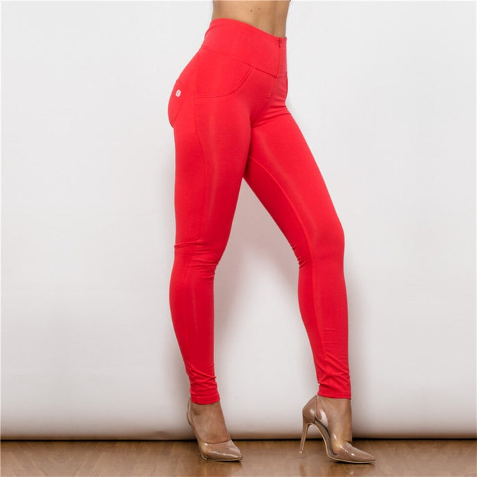 Red High-Waist Pants | Daniki Limited