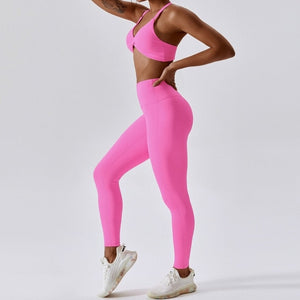 Pink Twist Fitness Set | Daniki Limited