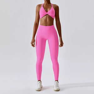 Pink Twist Fitness Set | Daniki Limited