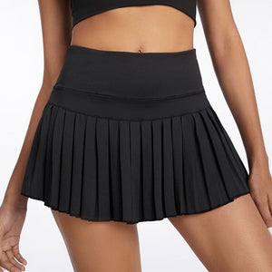 Black Loren Tennis Skirt | Daniki Limited