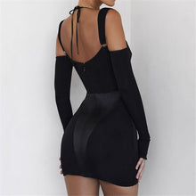 Load image into Gallery viewer, Black Kira Mini Dress | Daniki Limited