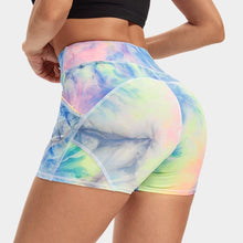 Load image into Gallery viewer, Blue/Pink Tie Dye Pocket Shorts | Daniki Limited