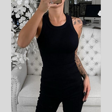 Load image into Gallery viewer, Black Ribbed Tank Top | Daniki Limited