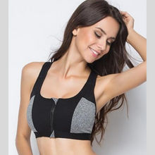 Load image into Gallery viewer, Black Shock Proof Sports Bra | Daniki Limited