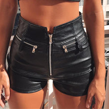 Load image into Gallery viewer, Black Moto Shorts | Daniki Limited